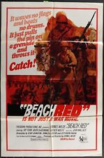 BEACH RED  ORIGINAL WWII Rip Torn Original 1967 ONE SHEET MOVIE POSTER n1 picture
