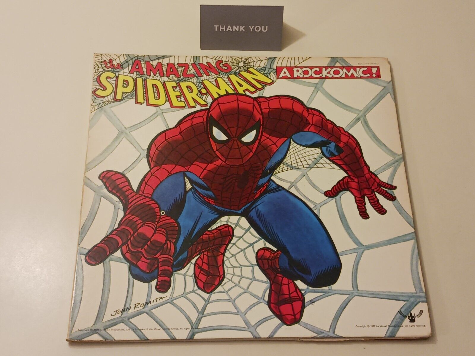 The Amazing Spider-Man/From Beyond the Grave Vinyl 1972 With Poster Vintage Rare