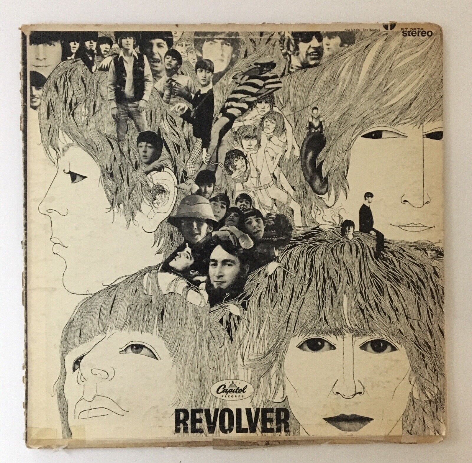 Revolver [LP] The Beatles 1966 Vintage Vinyl Record Capitol  ST 2576 VG++ Stereo