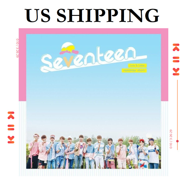*US SHIPPING SEVENTEEN [LOVE & LETTER] 1st Repackage Album Sealed