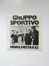 Gruppo Sportivo - More Mistakes 1979 7