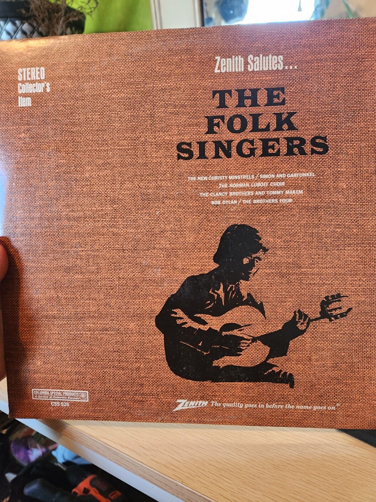  Zenith Salutes The Folk Singers Vinyl LP Columbia Record CSS526 Collectors Item