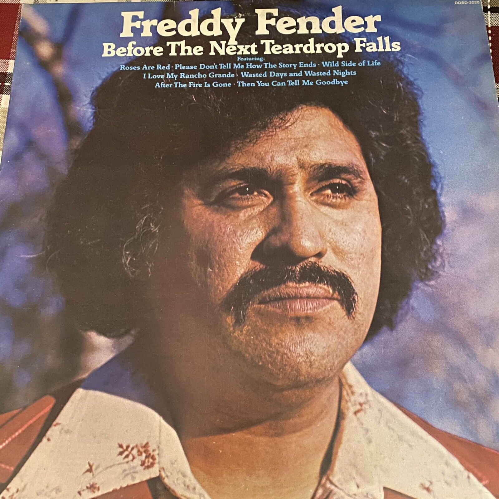 Freddy Fender 1975 Before The Next Teardrop Falls Rare ABC Records Vinyl NM/EX