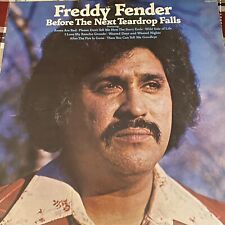 Freddy Fender 1975 Before The Next Teardrop Falls Rare ABC Records Vinyl NM/EX picture