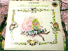 Alice in Wonderland LP  vol.1- cyril ritchard Vintage Golden record  Vinyl is VG picture