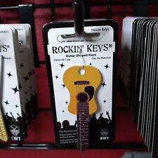 Acoustic Guitar Shaped Rockin' Key #5661 Works with KW1 KW10 Kwikset House Key picture