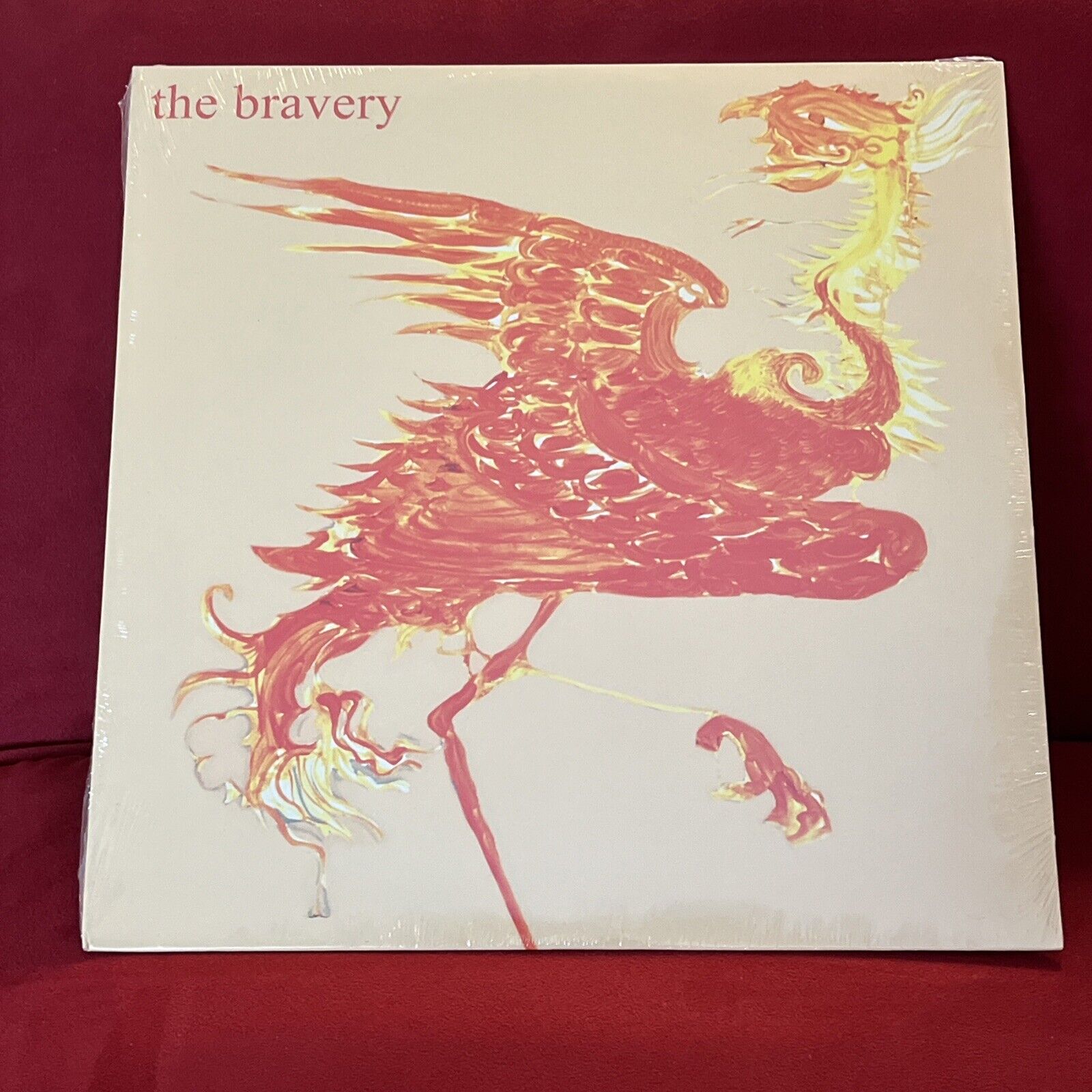 NEW The Bravery  Red / Orange Color Vinyl Self Titled Indie Rock Band NY Sealed