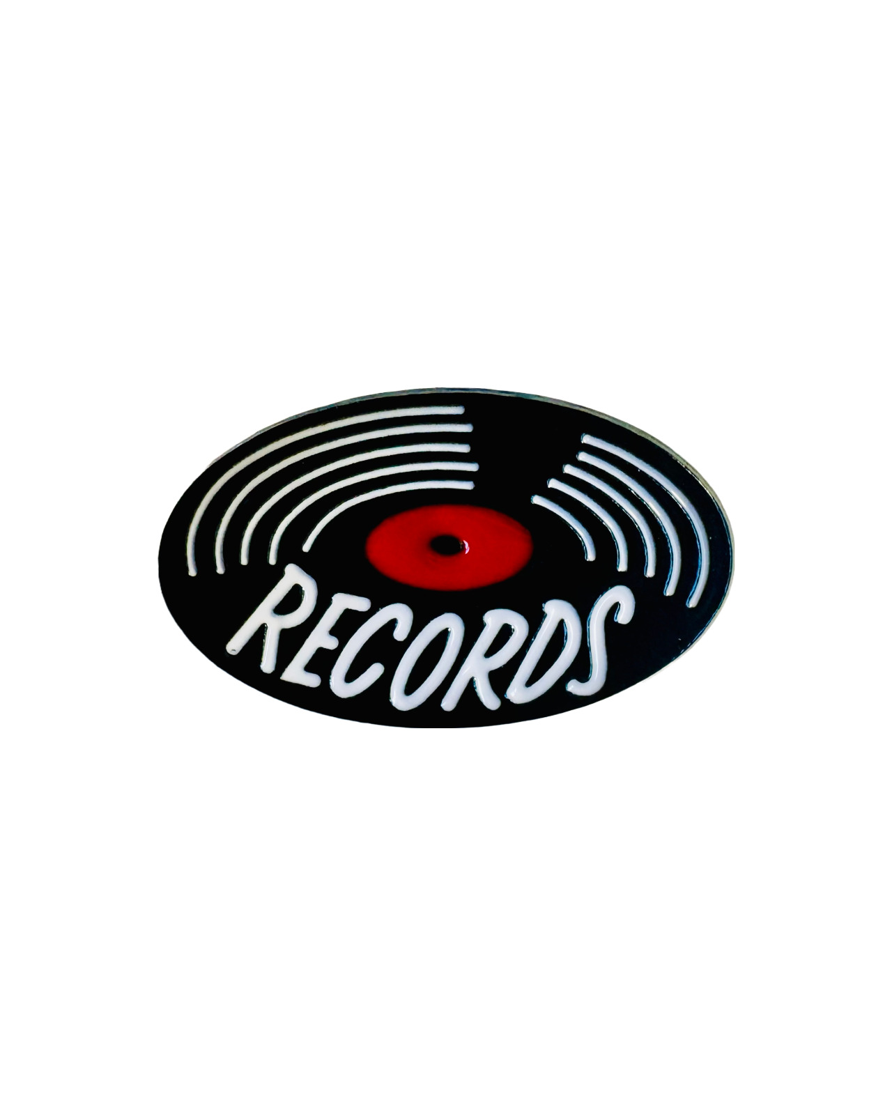 Vinyl Record enamel pin - crate digger, vinyl junkie, record collector, records
