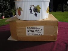 ROYAL  WORCESTER  SOUFFLE  DISH  ... EVESHAM PATTEN picture