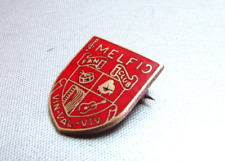 Vintage Music MELFI Fan Club Vin-Val-Viv F&S B'Ham Lapel Badge Brass & Enamel picture