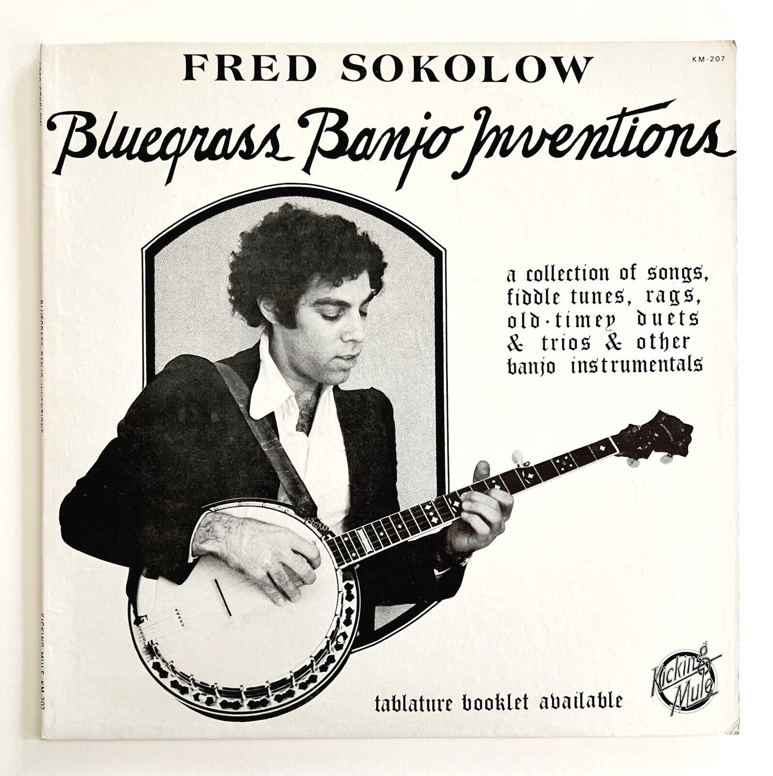 Fred Sokolow Bluegrass Banjo Inventions 1977 Vintage Vinyl Record 33 12\