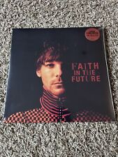 NEW Louis Tomlinson Faith in the Future Yellow Red Marble Splatter Vinyl Amazon picture