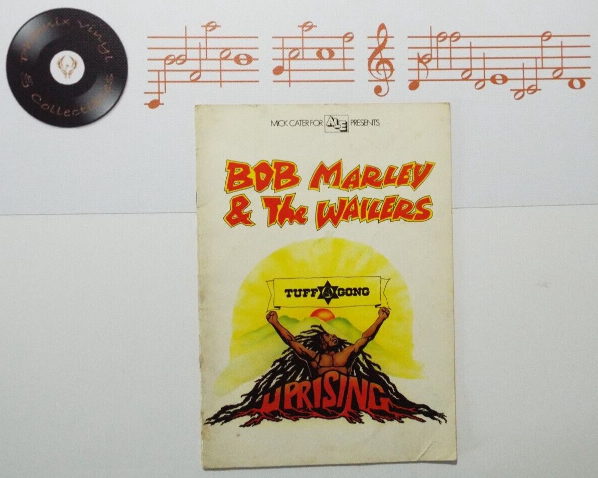 Bob Marley & The Wailers 1980 Uprising 1980 Concert Tour Programme - VG