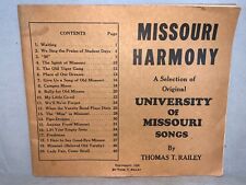 Vintage 1928 UNIVERSITY of MISSOURI Songs Sheet Music MISSOURI HARMONY Songbook  picture