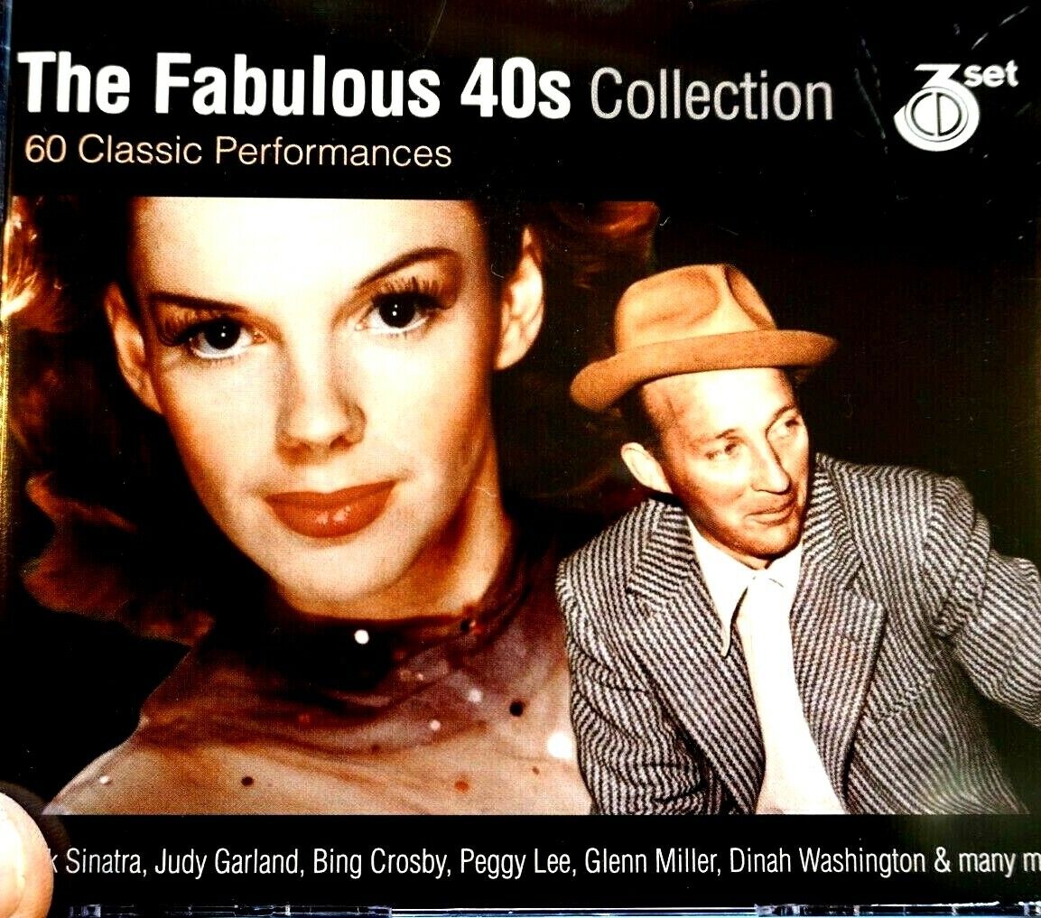 The Fabulous 40's Collection - 60 Classic Performances, 3 CD Set  - CD, VG
