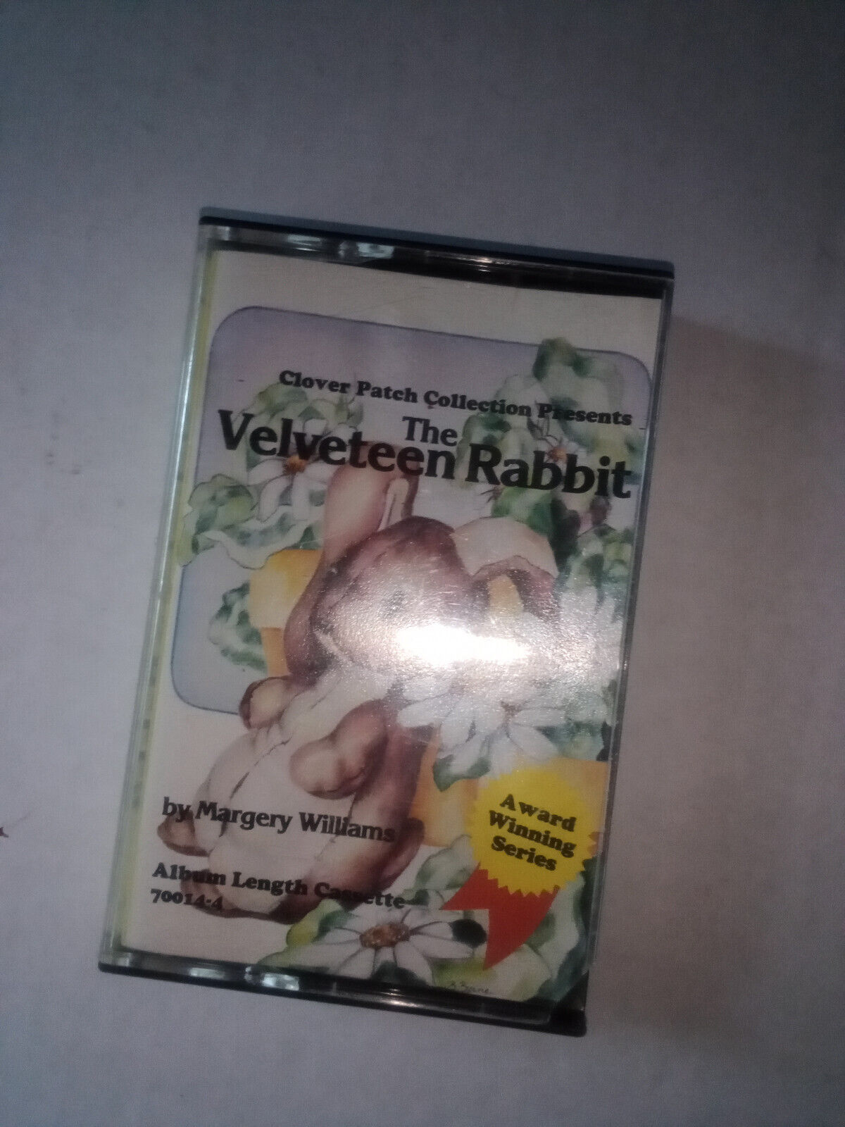Vintage Clover Patch Collection The Velveteen Rabbit Audio Yellow Cassette Tape