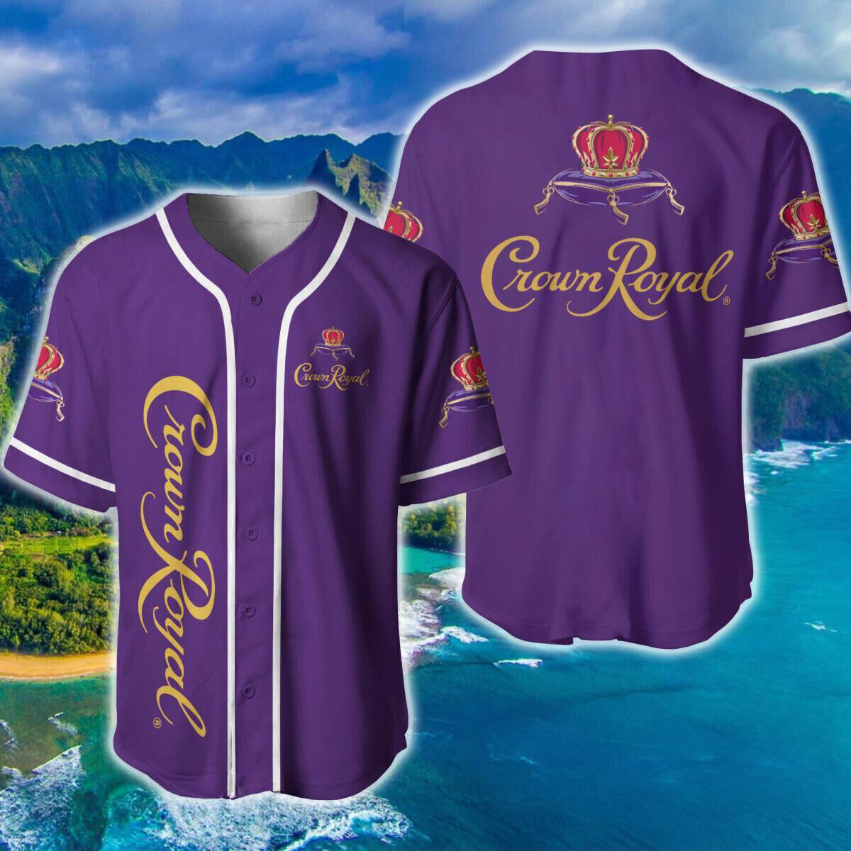 Personalized Crown Royal Canadian Whisky Jersey Shirt, Jersey Shirts