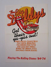 THE BIG DADDYS ORIGINAL TOUR POSTER picture