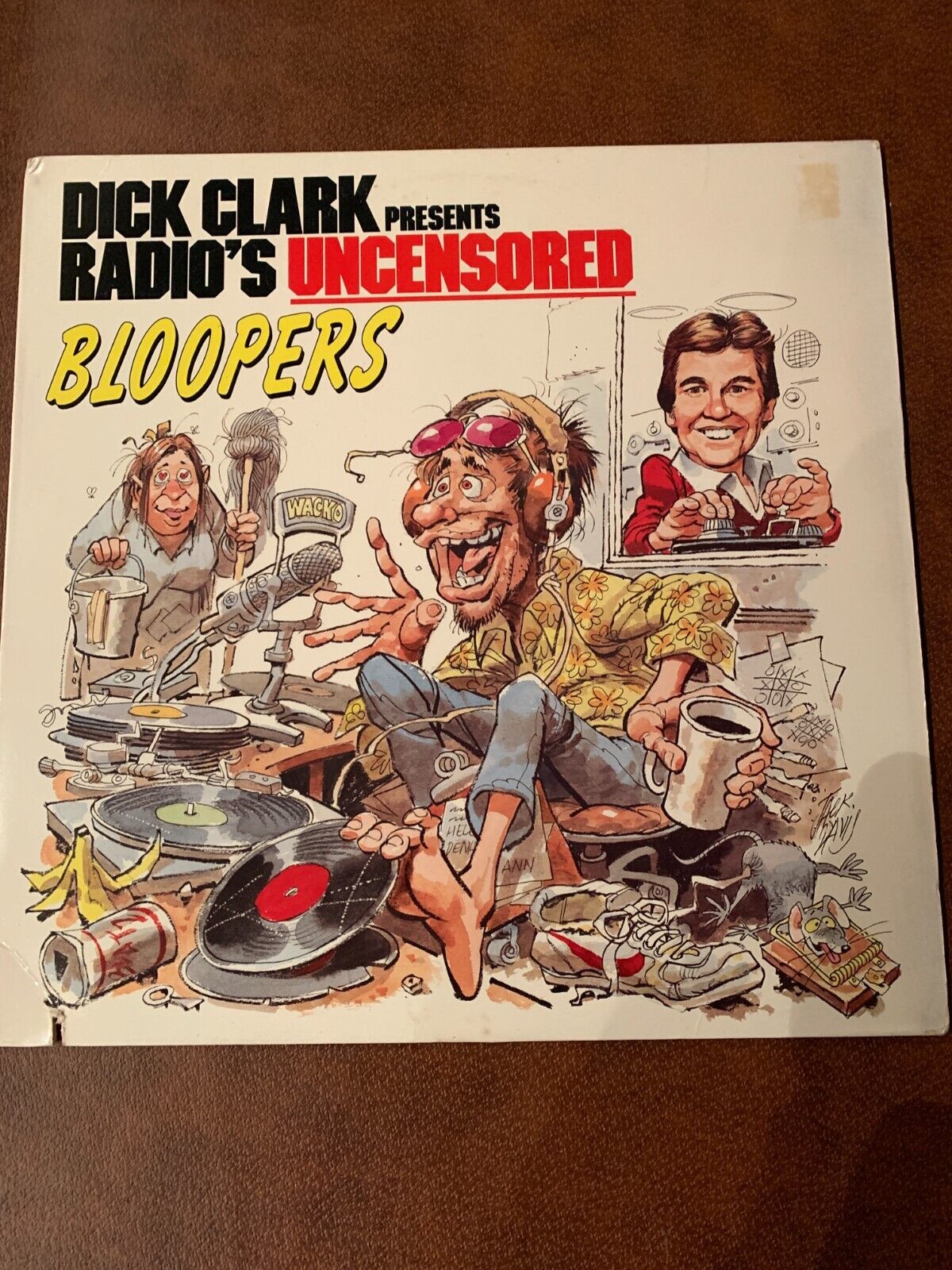 Dick Clark Presents Radio\'s Uncensored Blooperso 80188-1 1984 Vinyl 12\'\' Vintage