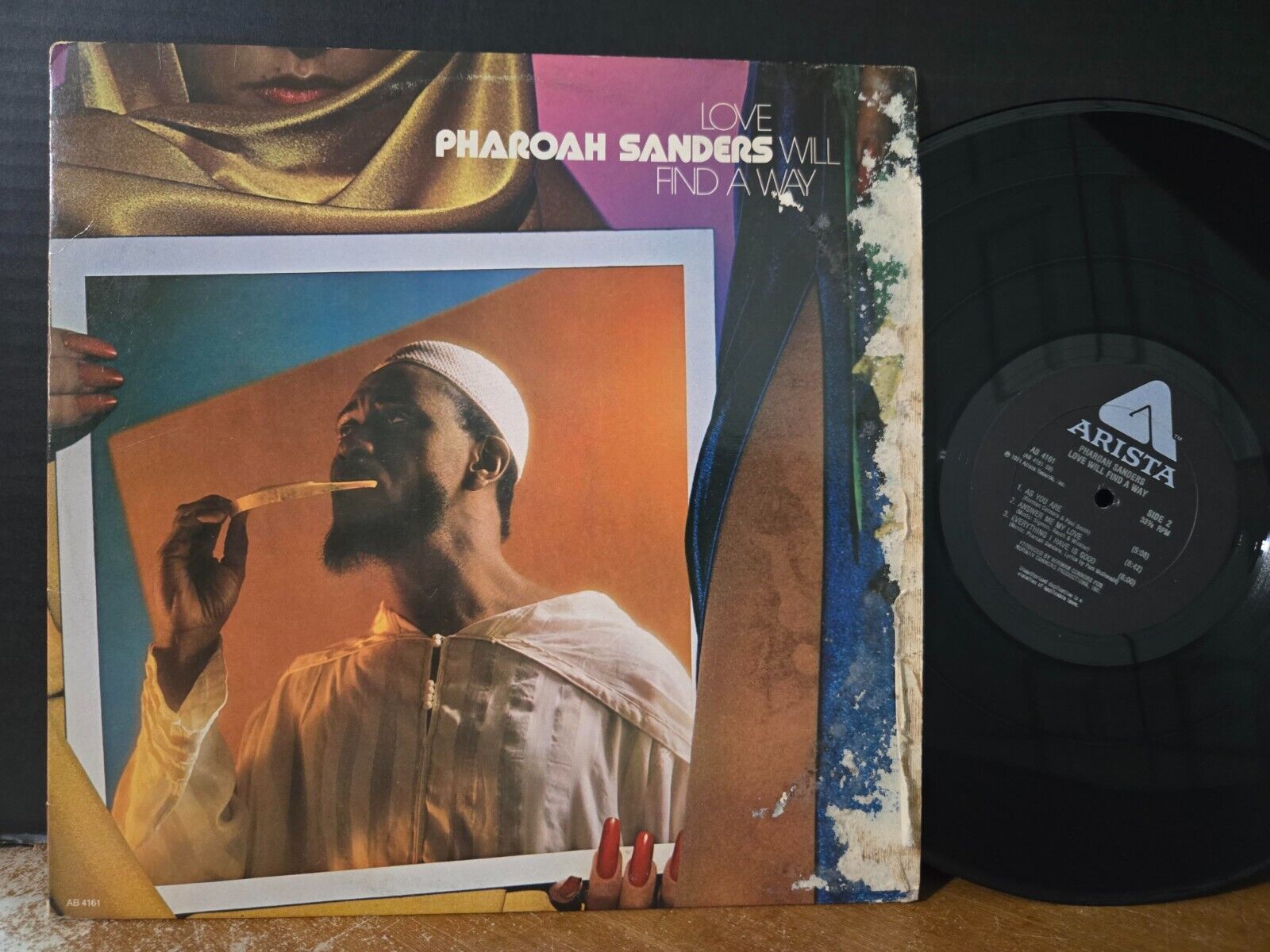Pharoah Sanders ‎– Love Will Find A Way 1978 Norman Connors Wah Wah Watson Vinyl