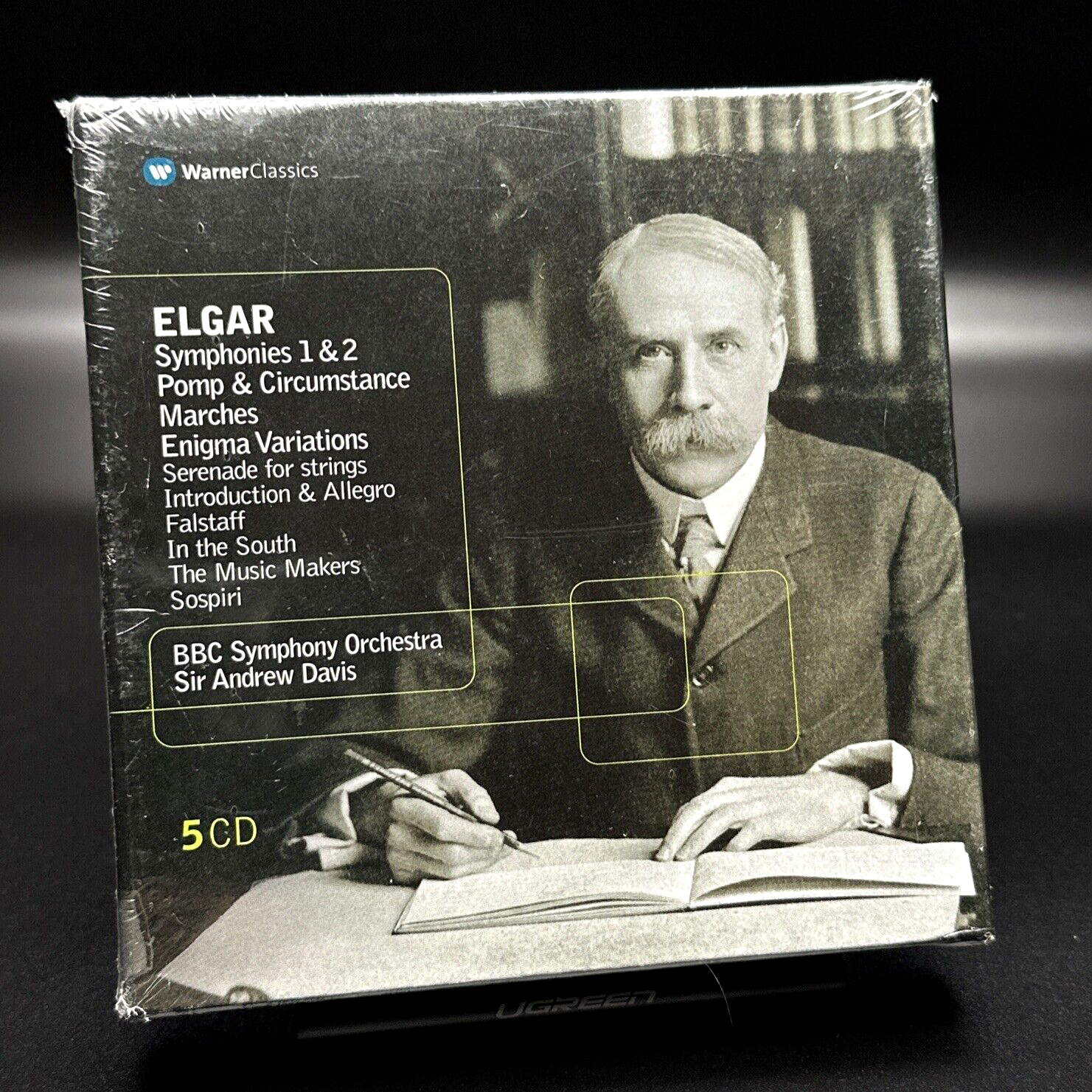 Elgar Symphonies 1 & 2, Sir Andrew Davis BBC [Warner 5 CD Box Set] NEW SEALED