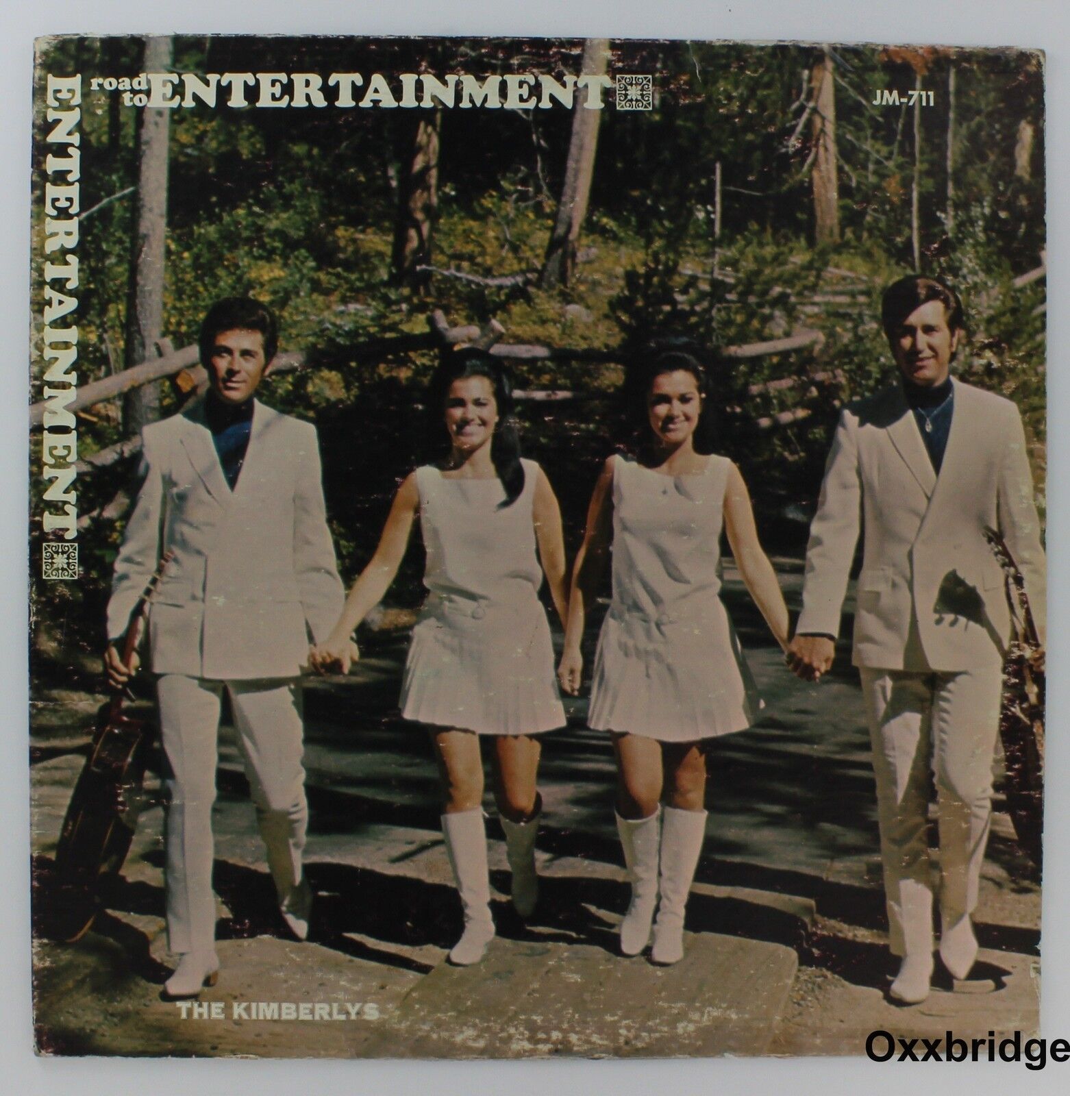 THE KIMBERLYS SIGNED By All Four Members RARE Folk Country Music Album Lp Gospel