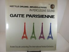 Kettle Drums Brass & Paris In.... Gaite Parisienne LP Record Ultrasonic Clean NM picture