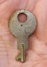Vintage Crest Lock Co. Key # 73 for Trunk Luggage or Guitar Case picture