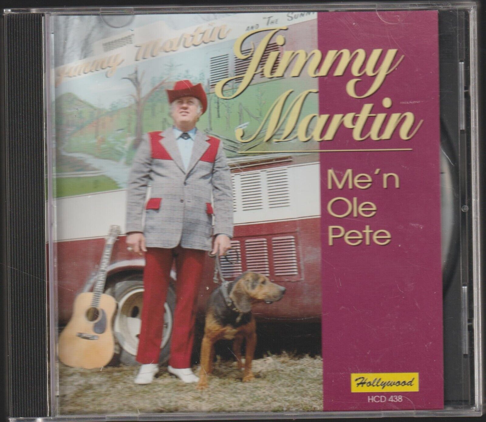 1996 JIMMY MARTIN: Me\'n Old Pete Run Pete Run, Moonlight Love, Knoxville CD Used