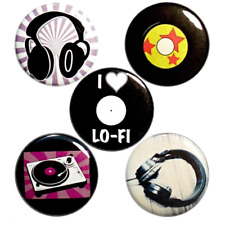 Headphone Record Fridge Magnets Vintage Music Magnet 5 Pack Gift Set 1