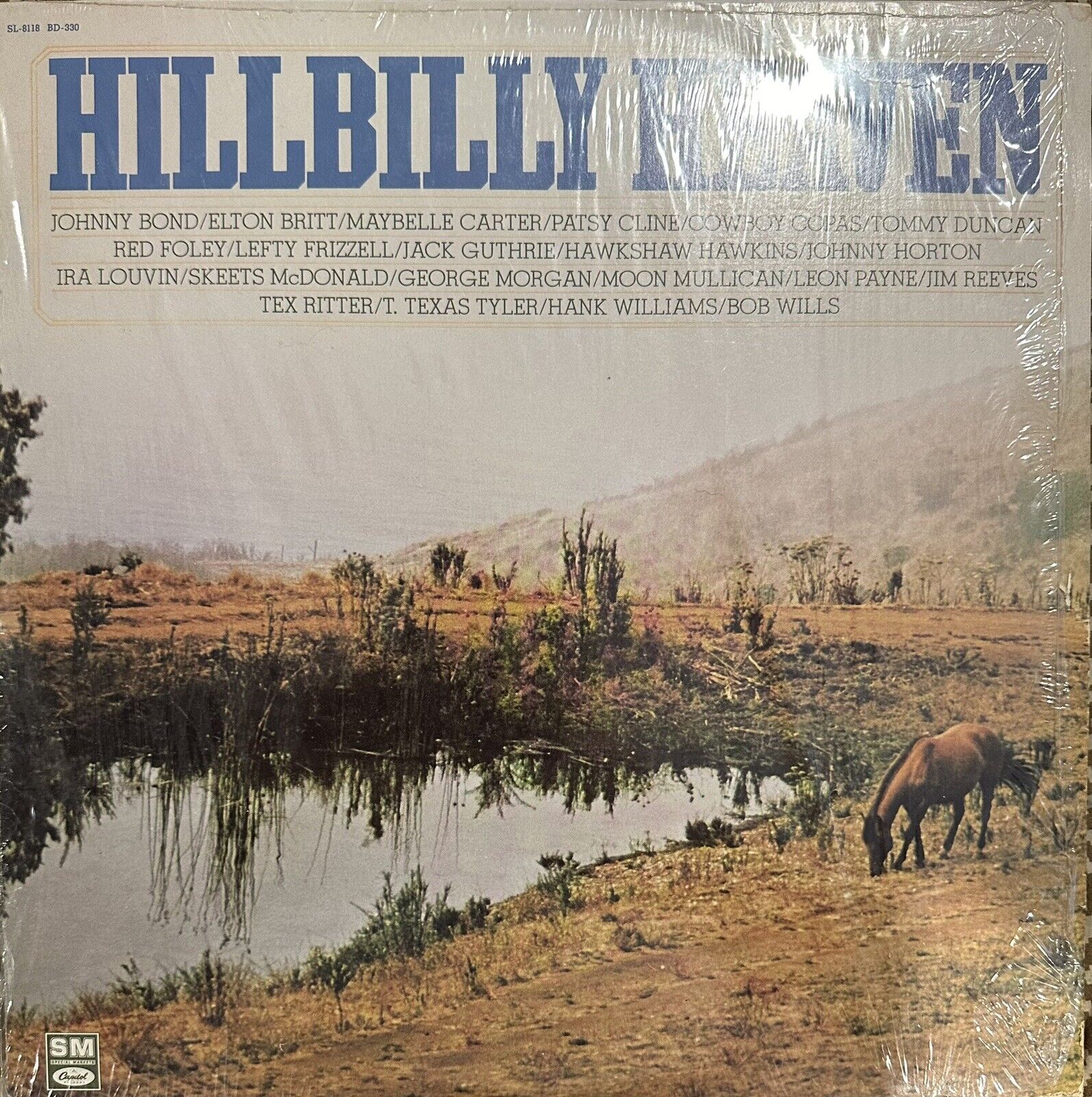 Vintage 1979 Hillbilly Heaven Various Artists Vinyl Record Album LP Collectible