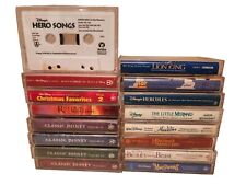Lot of 16 Walt Disney Soundtrack Cassette Tapes: Aladdin, Toy Story, See Desc. picture