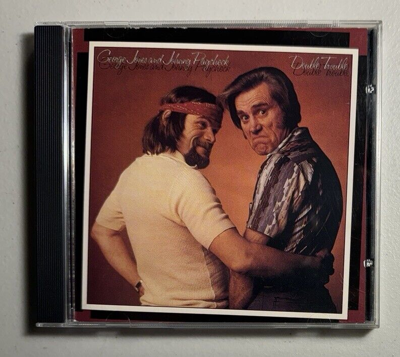 GEORGE JONES & JOHNNY PAYCHECK Double Trouble (CD, 1980/1996) Razor & Tie - RARE