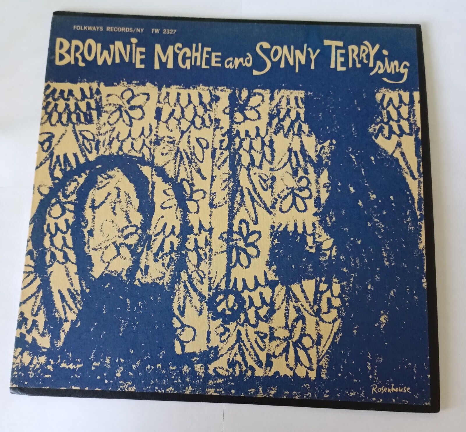 Brownie McGhee & Sonny Terry Sing Vinyl Lp 1958 Ultrasonic Clean VG/VG