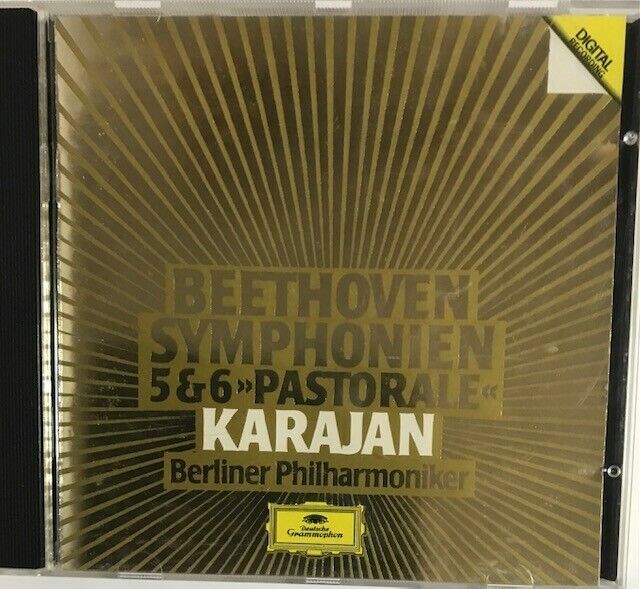 Beethoven Symphonies 5 6 Pastorale  Herbert Von Karajan Berliner Philharmonic CD