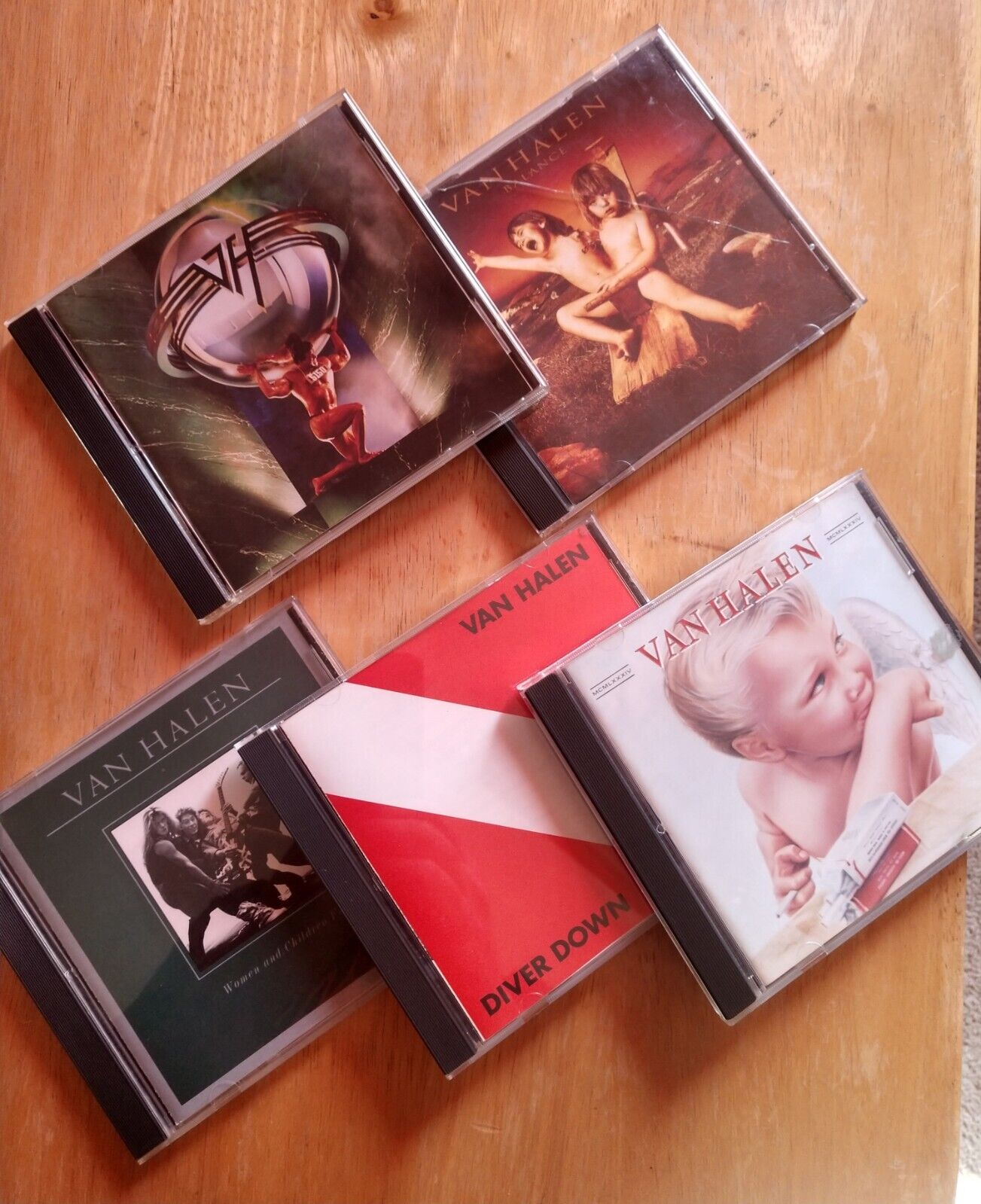Vintage Van Halen CD Lot - 5 Albums