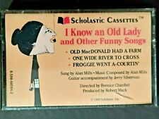 Vintage Scholastic Cassettes I KNOW AN OLD LADY AND OTHER FUNNY SONGS  sealed  picture