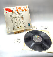 Bing Crosby & Louis Armstrong Bing & Satchmo -  VG+/VG+  E3882P Ultrasonic Clean picture