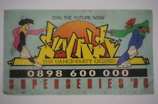 Rave Flyer Total Not a Flyer but Promo A5 Sticker SUNRISE 1990 picture