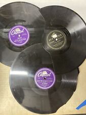 35  Vintage 78 RPM Records Lot Various Artists Damage for Art Crafts Decor 10