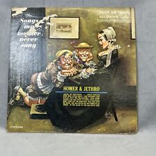 Homer and Jethro Songs my Mother Never Sang Vinyl LP RCA Records LPM-2286 1961 picture