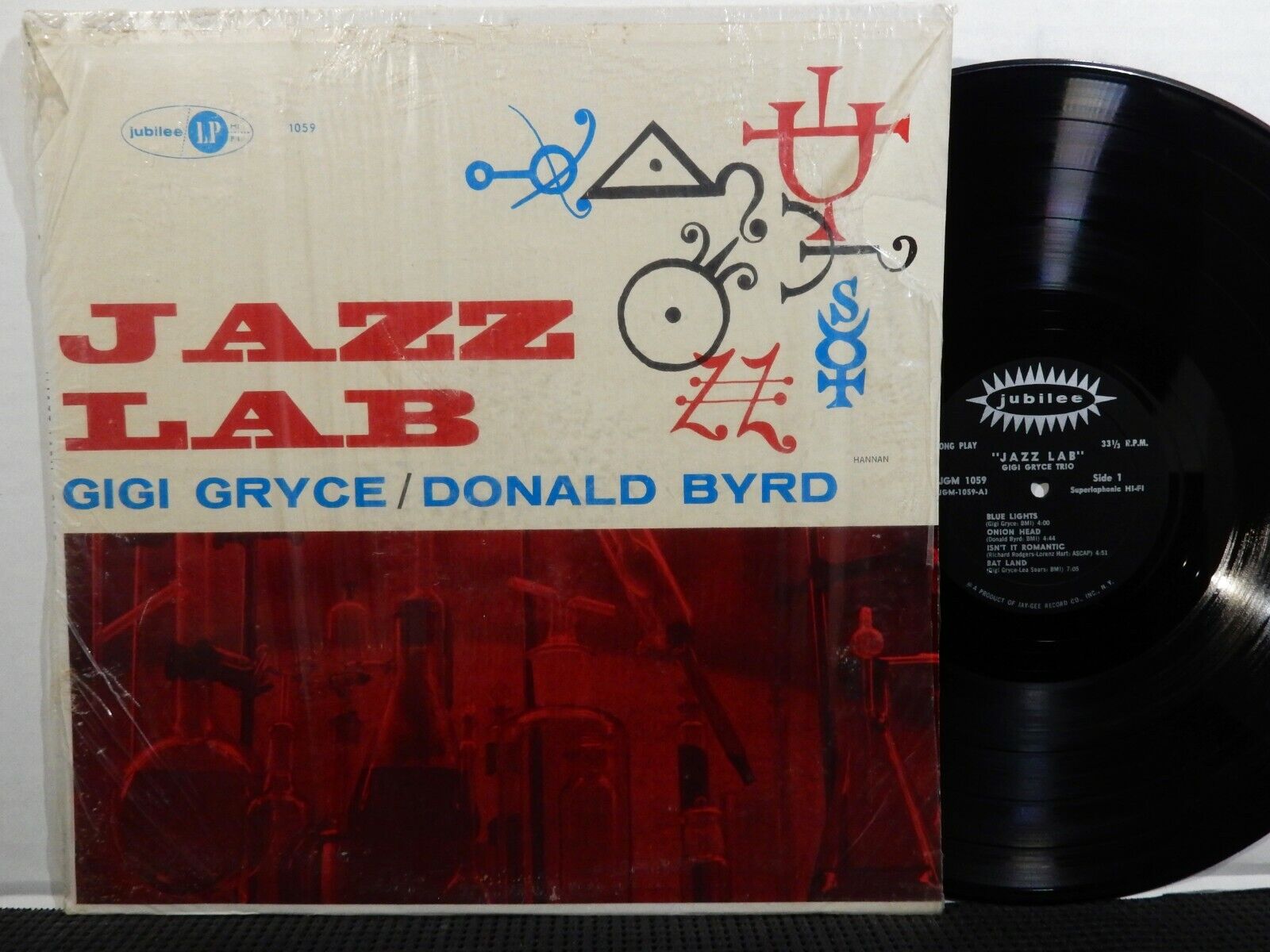 GIGI GRYCE DONALD BYRD Jazz Lab LP JUBILEE JLP 1059 MONO 1958 Jazz
