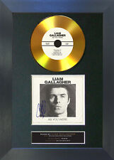 GOLD DISC LIAM GALLAGHER As You Were Signed Autograph Mounted Print 156 picture