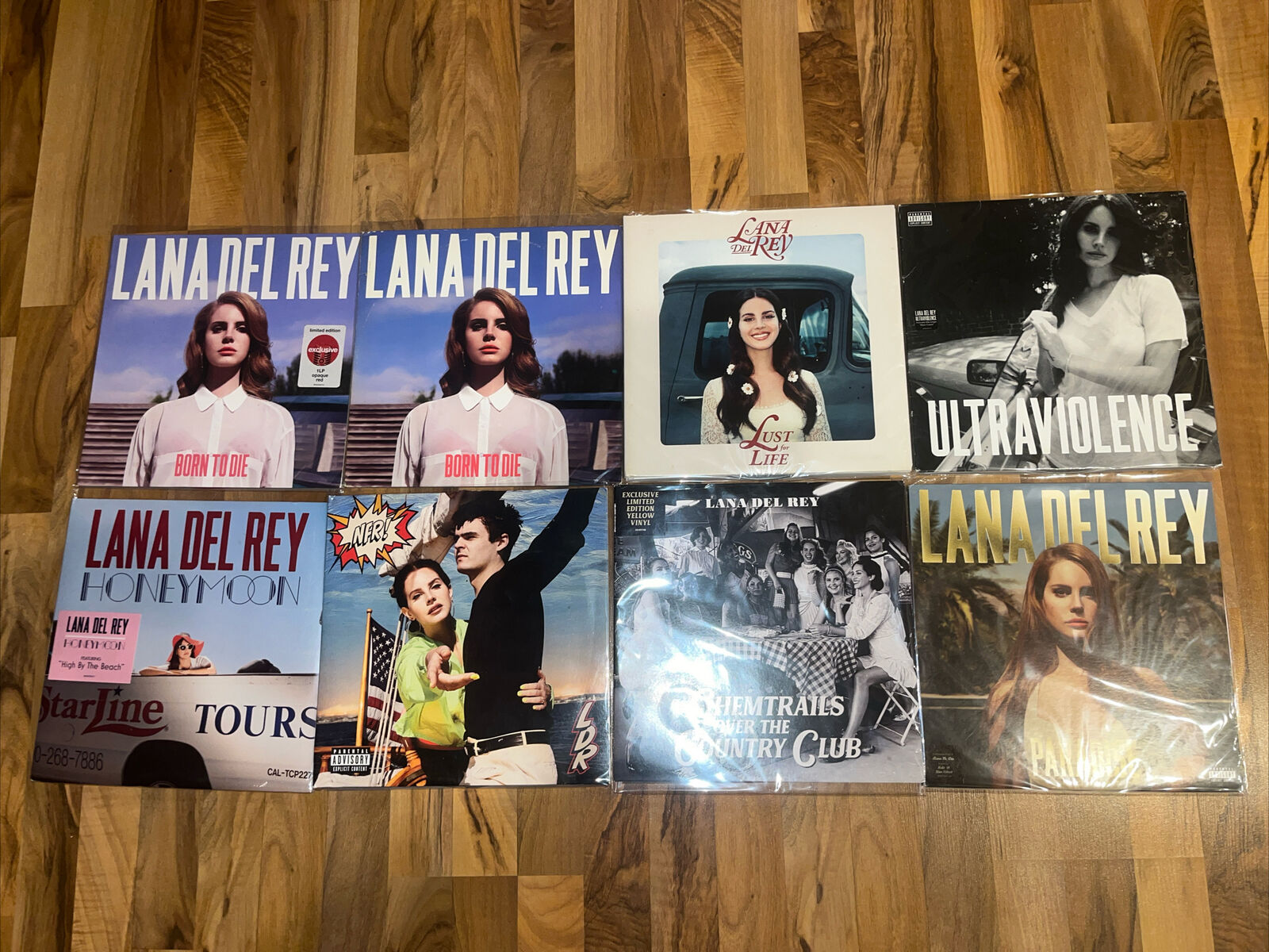 Lana Del Rey vinyl BUNDLE Lot Of 8 Honeymoon, Chemtrails, NFR, Paradise, Lust