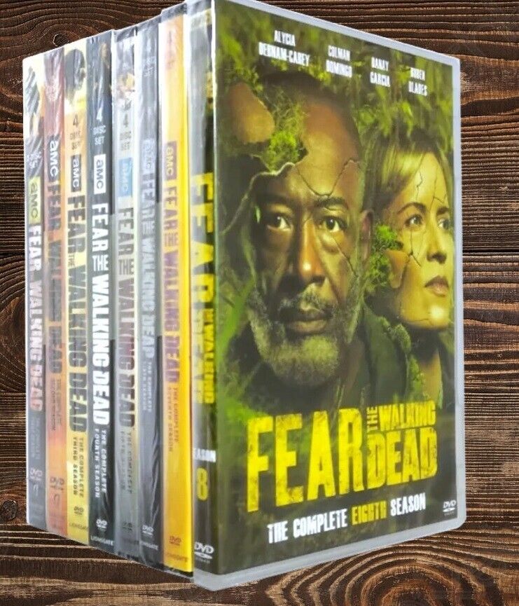 Fear The Walking Dead Complete Series ~Seasons 1-8 (DVD),free shipping, Region 1