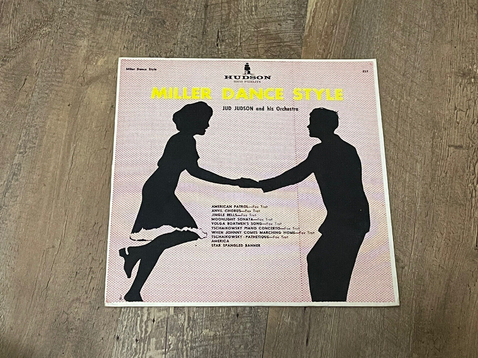 Miller Dance Style By Jud Judson & His Orchestra LP Vinyl 1960 Hudson G+/G+