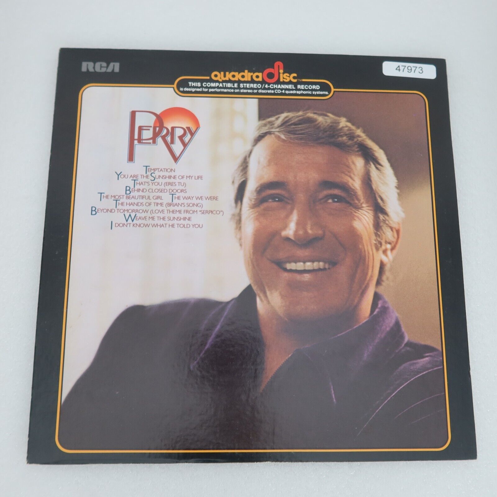 Perry Como Perry LP Vinyl Record Album