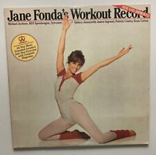 JANE FONDA’S Workout Record 2xLP Vinyl Columbia CX2 39287 New & Improved VG+ picture