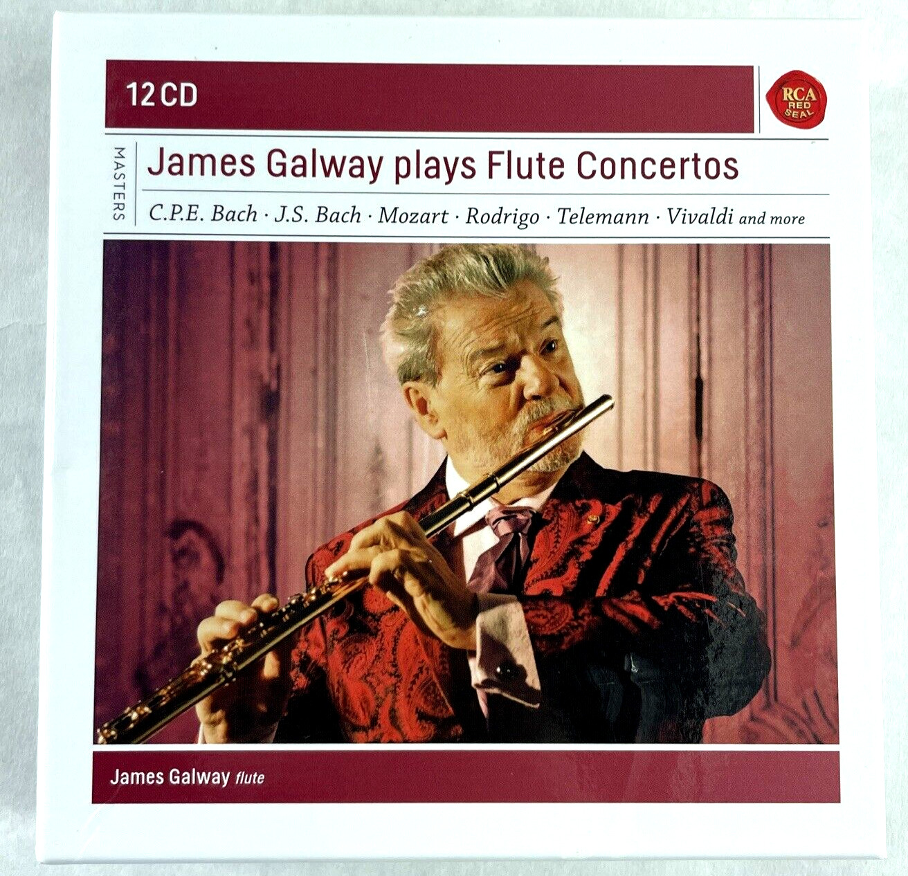 James Galway Plays Flute Concertos 12 CD Set 2011, SONY Classical