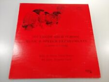 Southside High School JACKSON TN Music And SPEECH Departments Vinyl Record picture